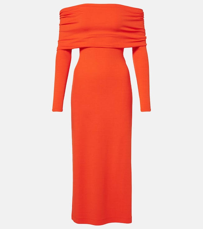 Off-shoulder maxi dress | Ralph Lauren Collection
