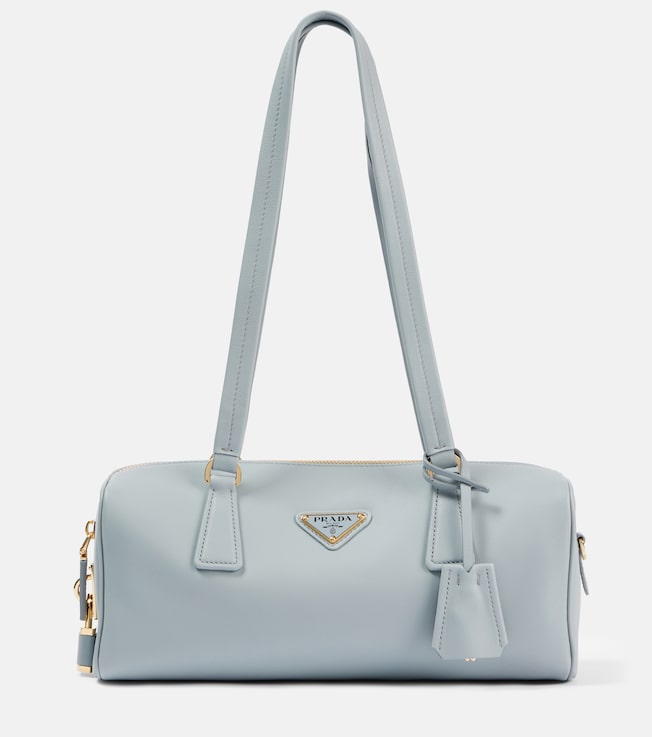 Medium leather shoulder bag | Prada