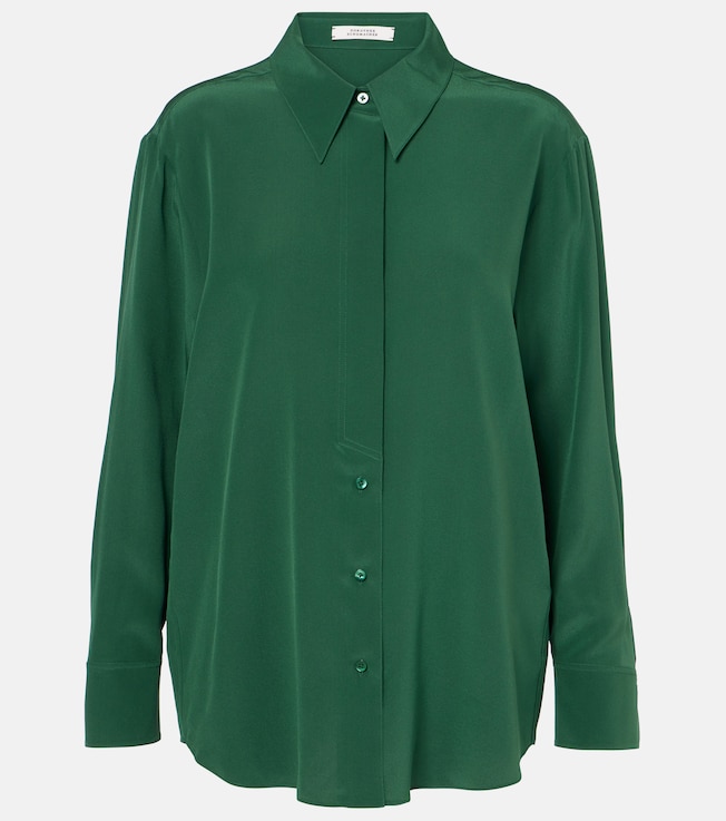 Striking Volumes crêpe de chine silk blouse | Dorothee Schumacher