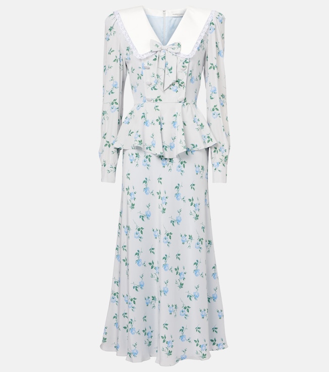 Silk satin maxi dress | Alessandra Rich