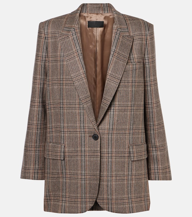 Diane plaid wool blazer | Nili Lotan