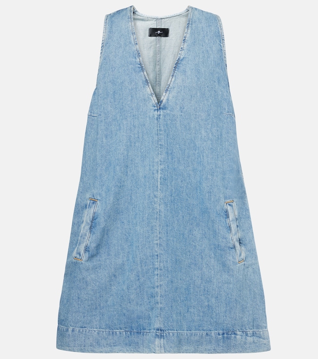Denim minidress | 7 For All Mankind