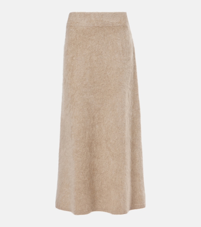 Asta cashmere midi skirt | Lisa Yang