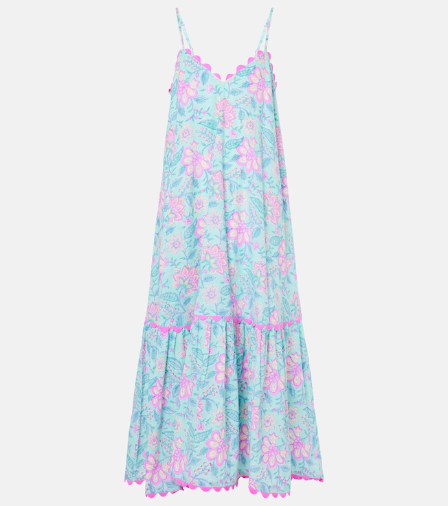 Floral cotton midi dress | Juliet Dunn
