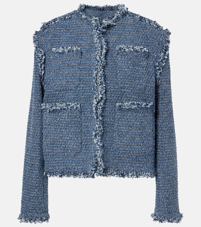 Denim tweed jacket | Sacai
