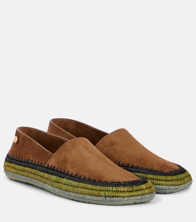 Paula's Ibiza Rio suede slip-on shoes | Loewe