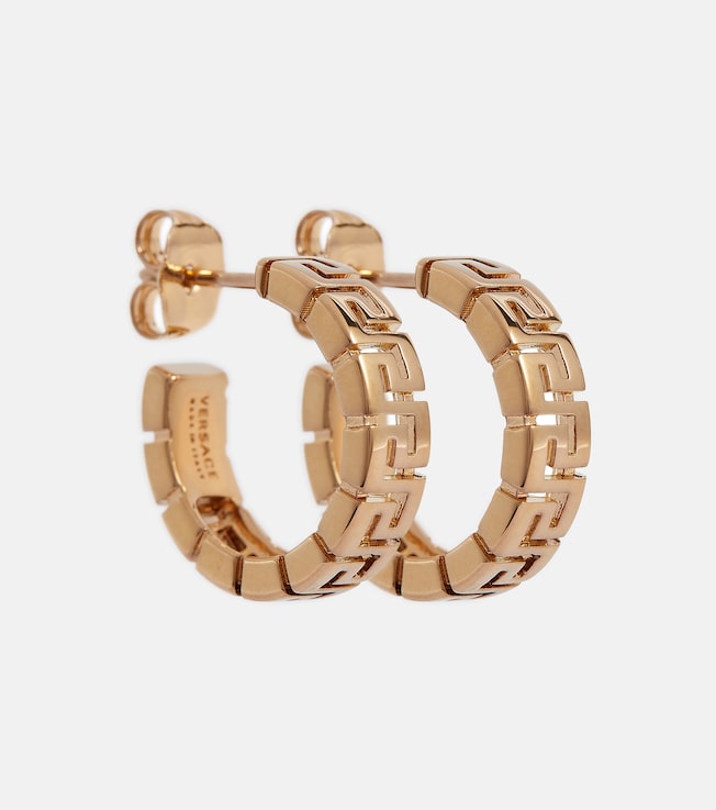 Greca hoop earrings | Versace