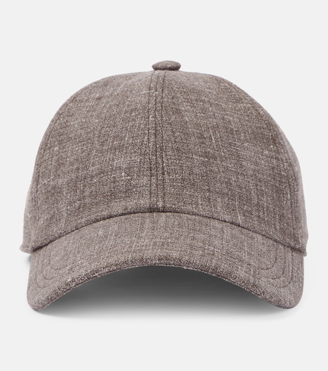 Caspian silk, linen, and wool baseball cap | The Row
