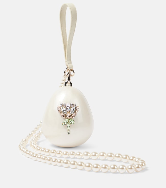 Egg Micro embellished clutch | Simone Rocha