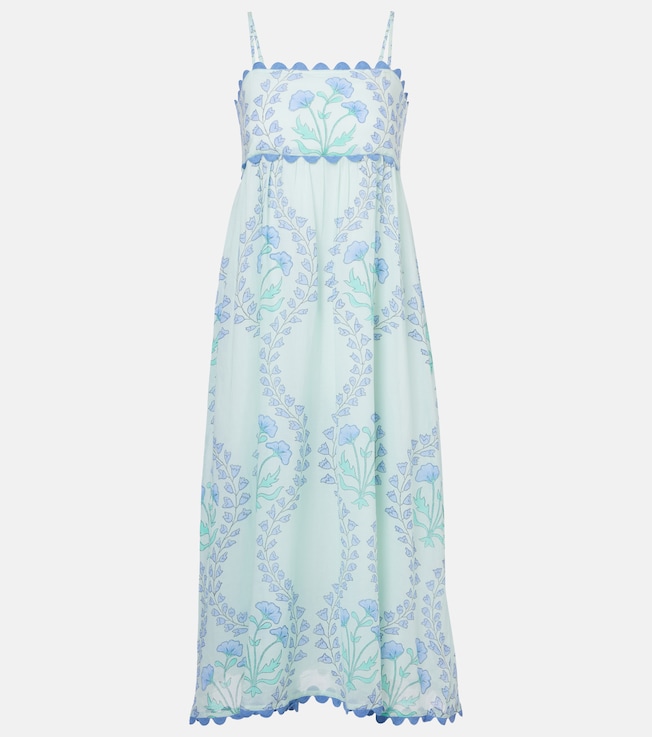 Floral cotton midi dress | Juliet Dunn