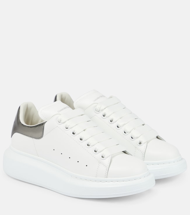 Oversized leather sneakers | McQueen