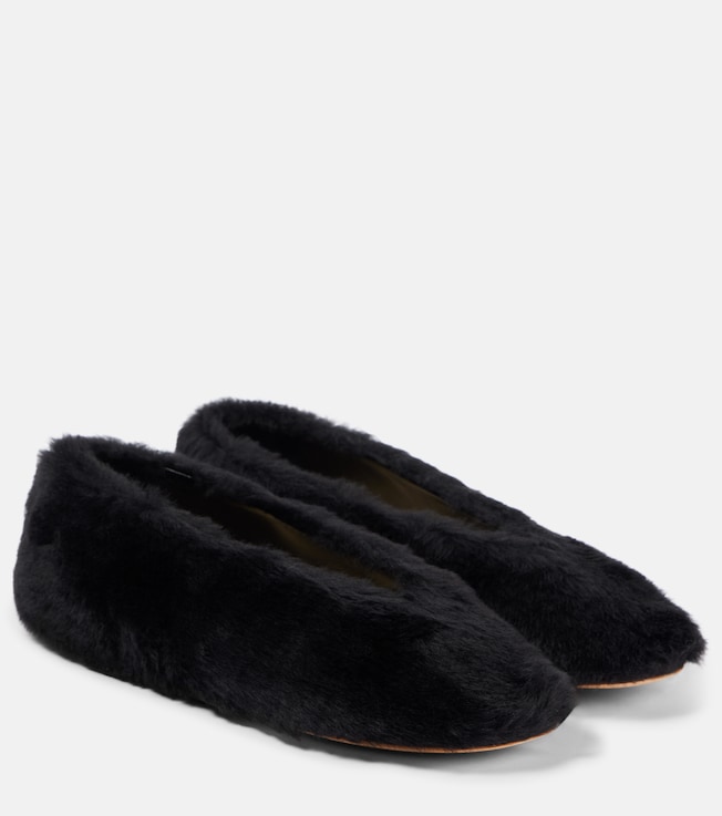 Luna shearling Mary Jane flats | Le Monde Béryl