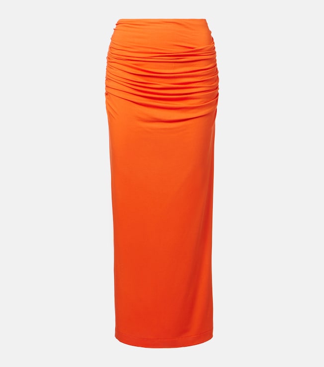 Surge draped jersey maxi skirt | Entire Studios