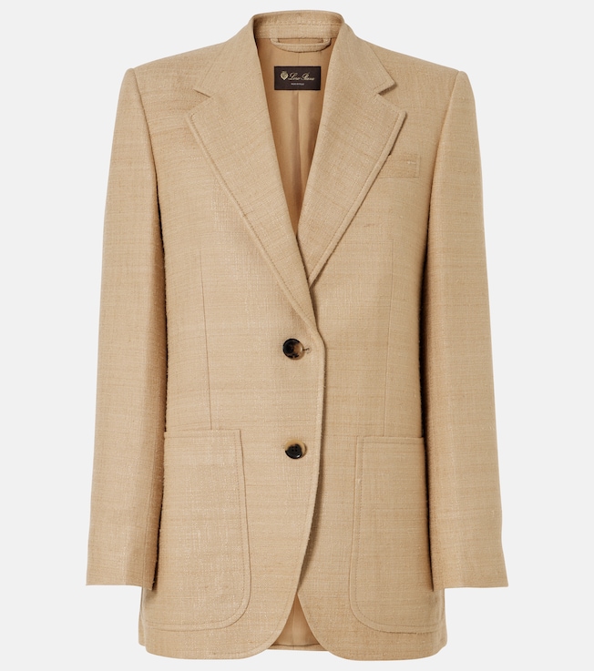 Maria silk blazer | Loro Piana