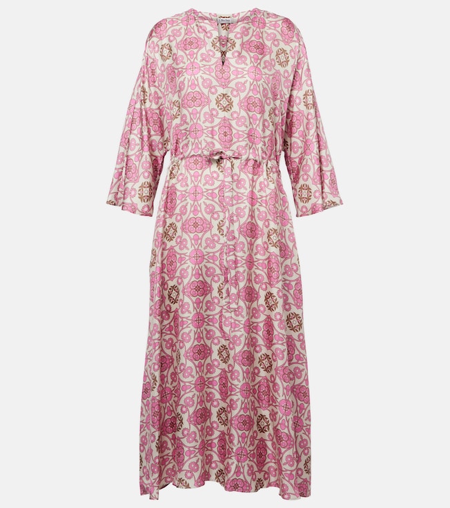 Fulvia printed silk maxi dress | 'S Max Mara