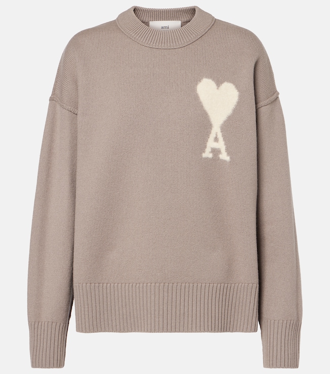 Ami de Cœur virgin wool sweater | Ami Paris