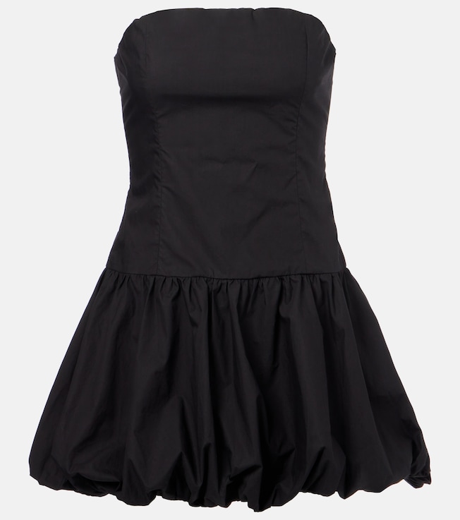 Saskia strapless cotton minidress | Faithfull