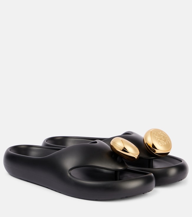Paula's Ibiza Foam Pebble PVC slides | Loewe