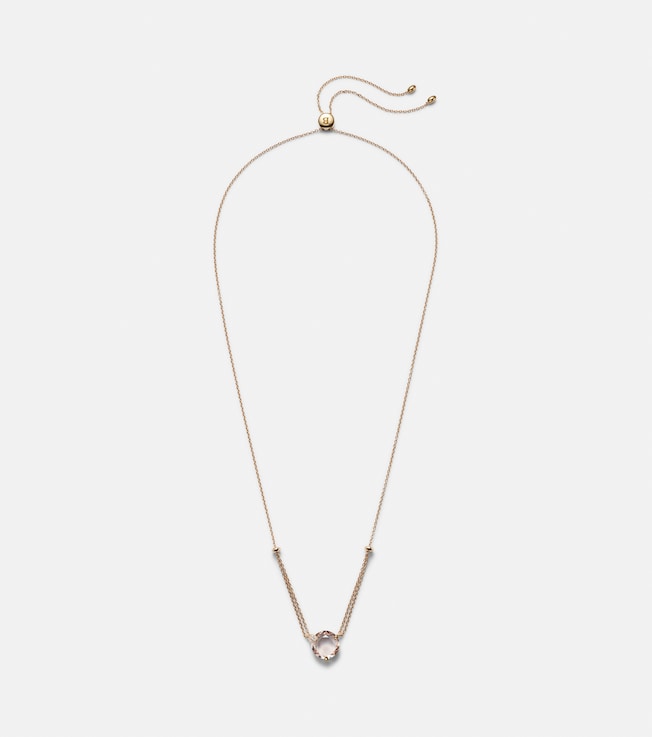 18kt rose gold necklace with morganite and diamonds  | Bucherer Fine Jewellery