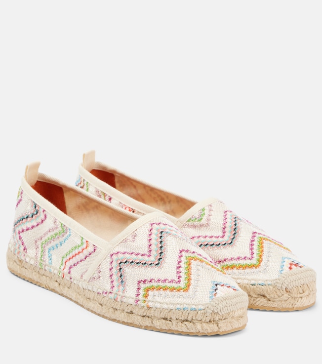 Elle Zig Zag raschel espadrilles | Missoni