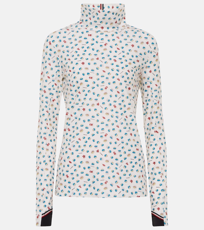 x Naj-Oleari 3 Moncler Grenoble printed turtleneck ski top | Moncler Genius