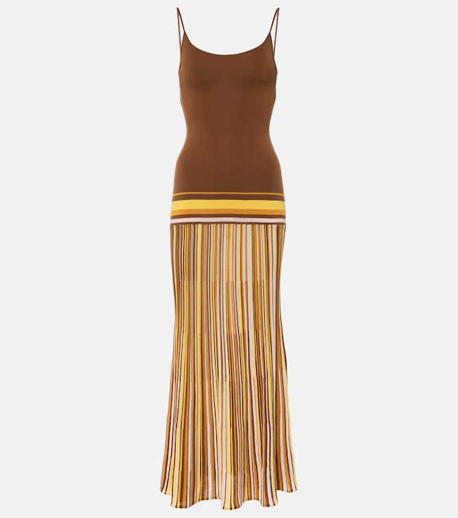 Citara striped cotton-blend maxi dress | Faithfull