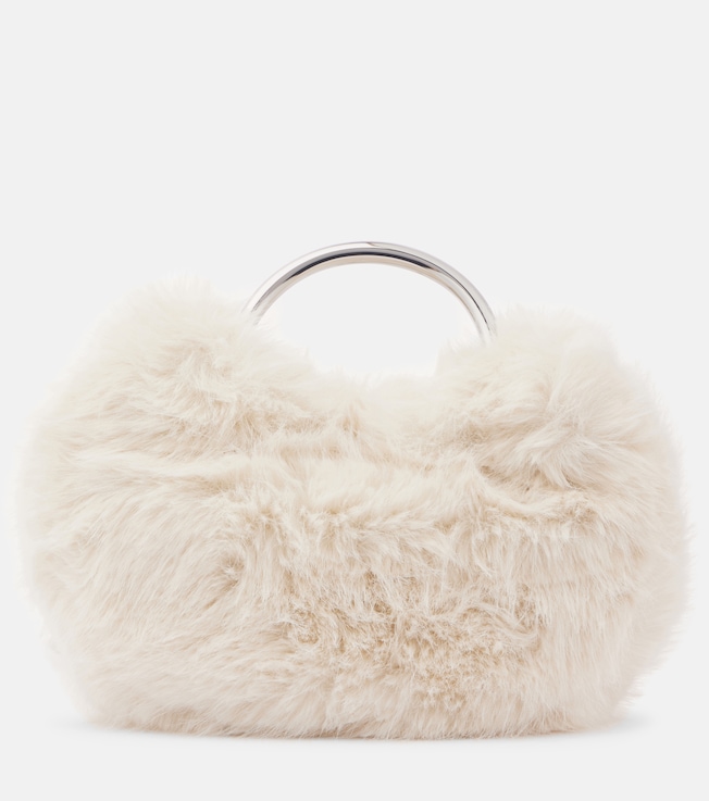 Romeo faux fur tote bag | Staud