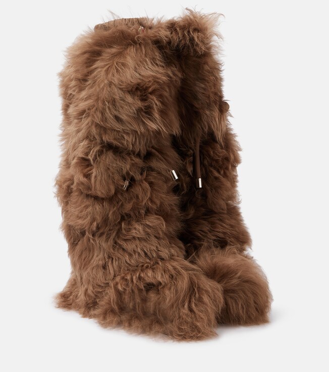 Gaia High shearling snow boots | Moncler Grenoble