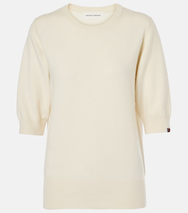 N°63 knitted cashmere-blend top | Extreme Cashmere