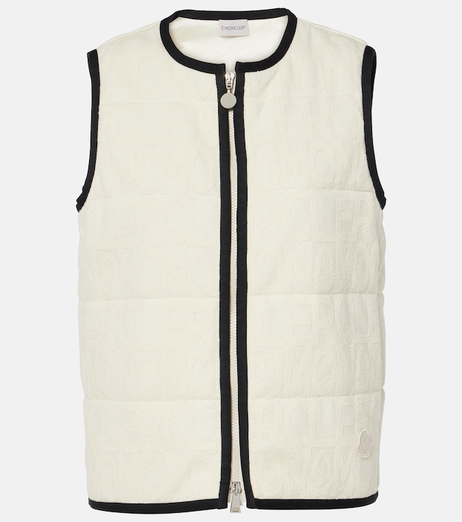 Padded cotton-bend vest | Moncler