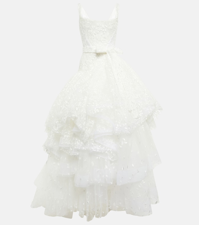 Bridal Princess embroidered gown | Vivienne Westwood