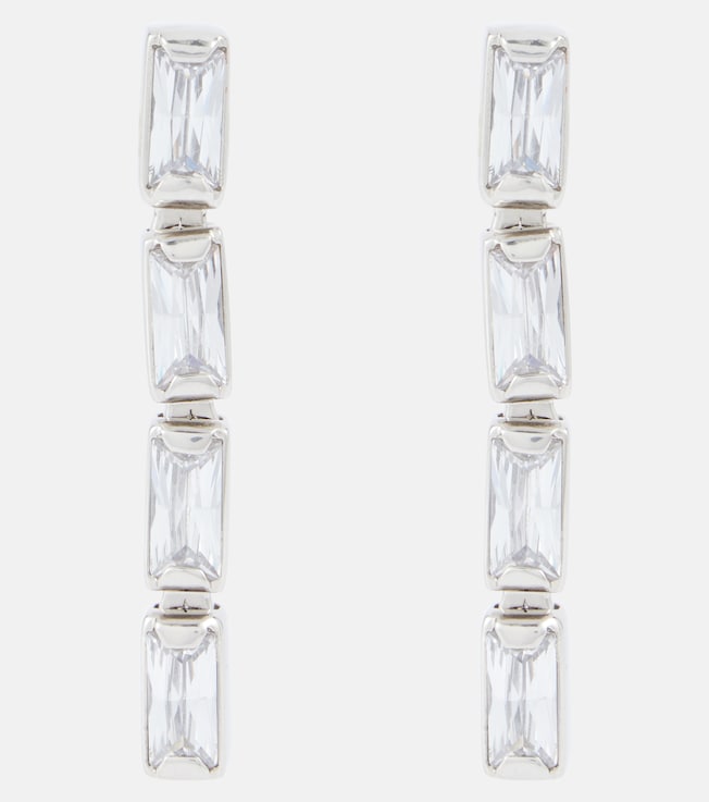 Crystal-embellished earrings | Jil Sander