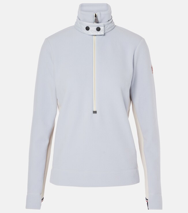 Half-zip fleece ski top | Moncler Grenoble