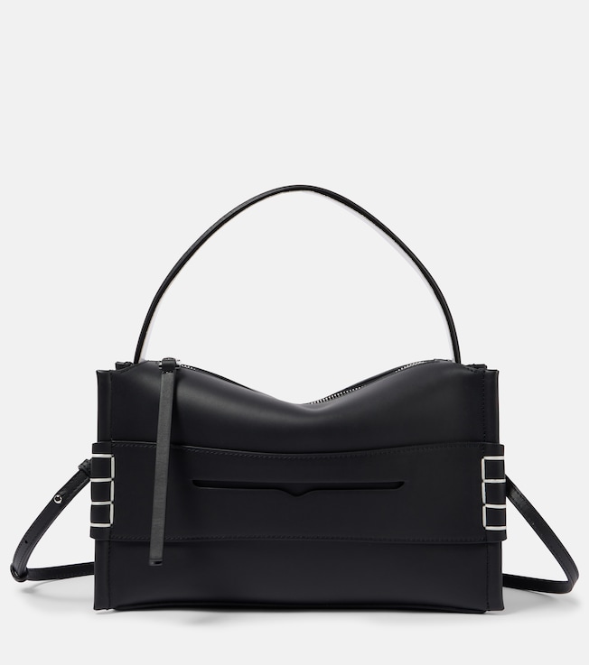 Loafer leather shoulder bag | JW Anderson