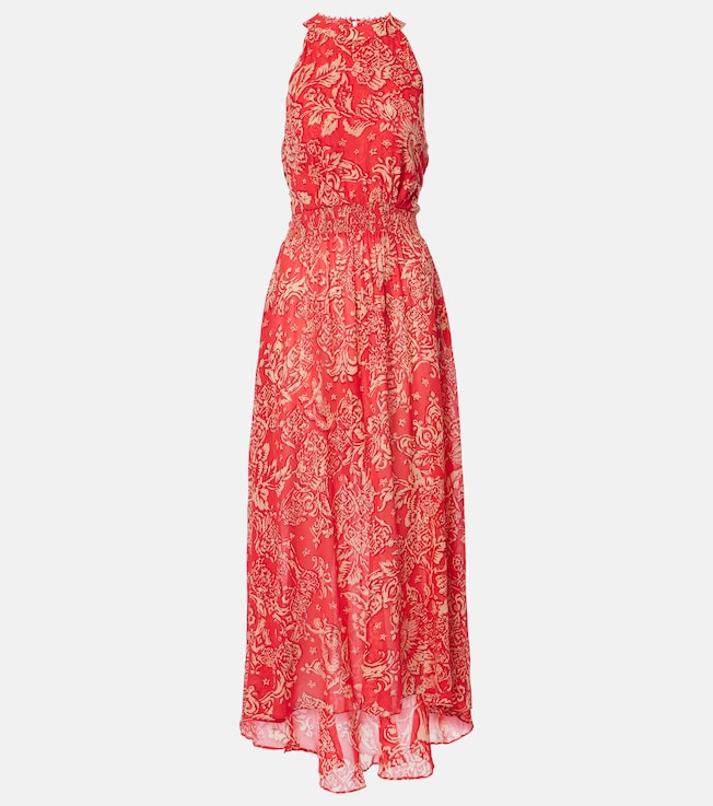 Celie printed halterneck maxi dress | Poupette St Barth