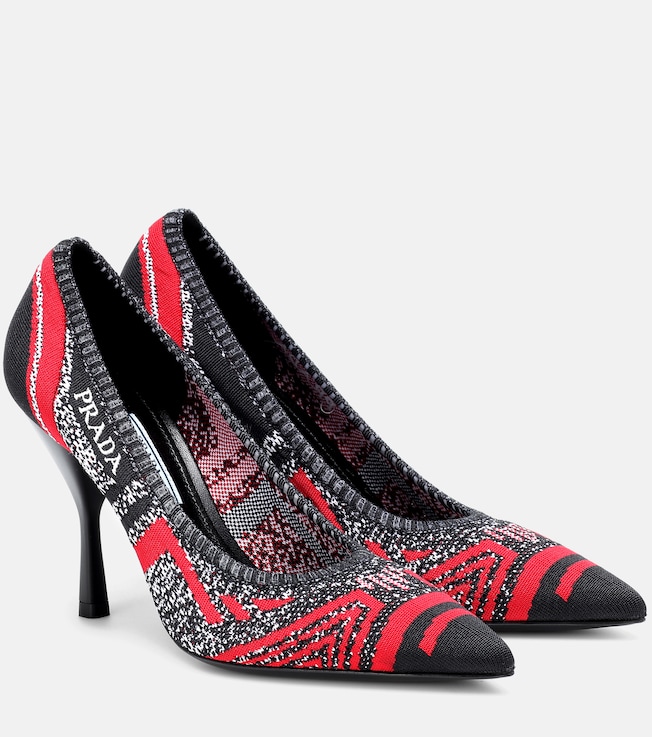 Stretch-knit pumps | Prada