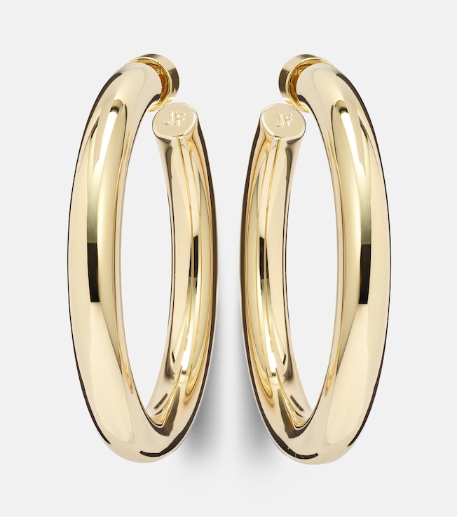 Samira Baby 10kt gold-plated hoop earrings | Jennifer Fisher