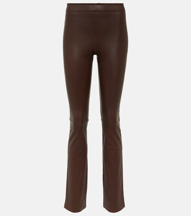 Leather bootcut pants | Stouls