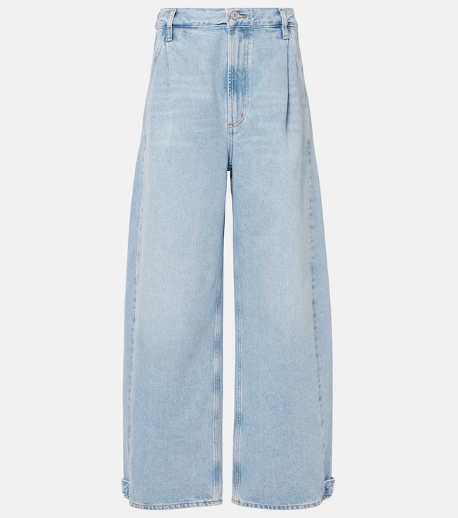 Darsha mid-rise barrel-leg jeans | Agolde