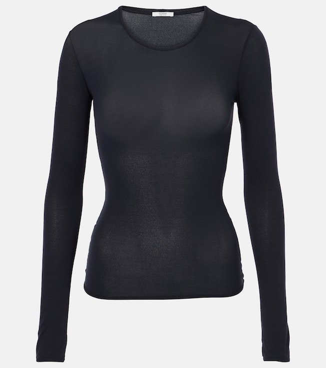 Ames sheer silk-blend top | Fforme