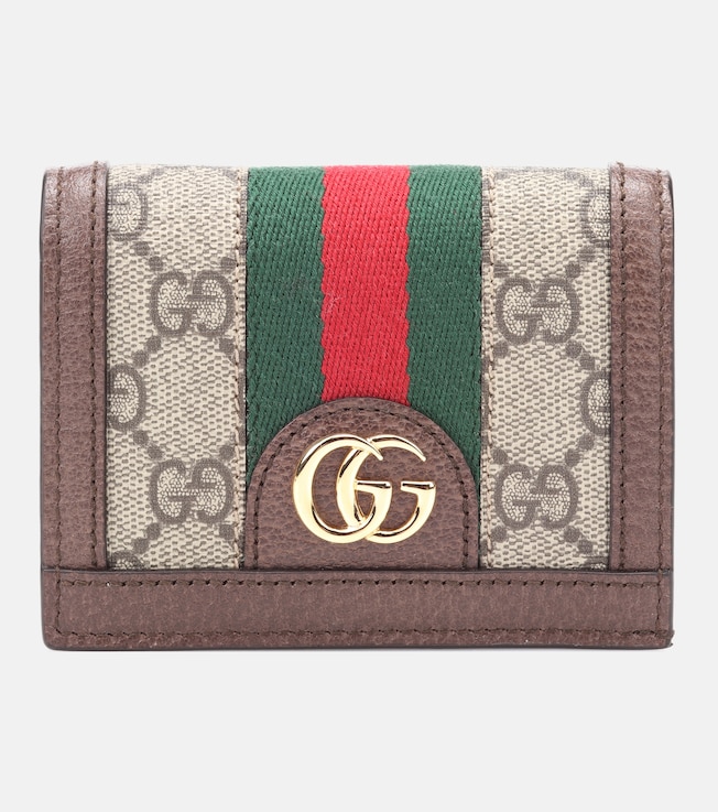 Ophidia GG leather wallet | Gucci