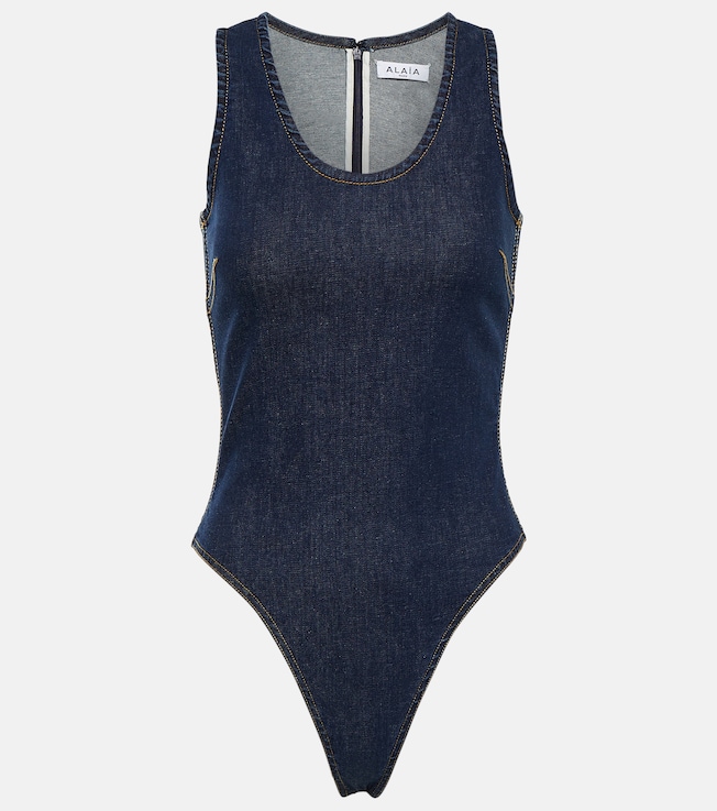 Cotton-blend bodysuit | Alaïa