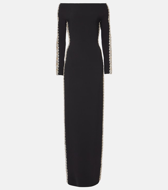 Charisma embellished crêpe gown | Jenny Packham