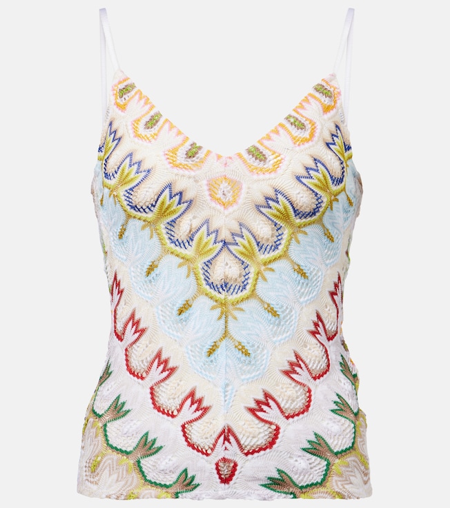 Embroidered tank top | Missoni