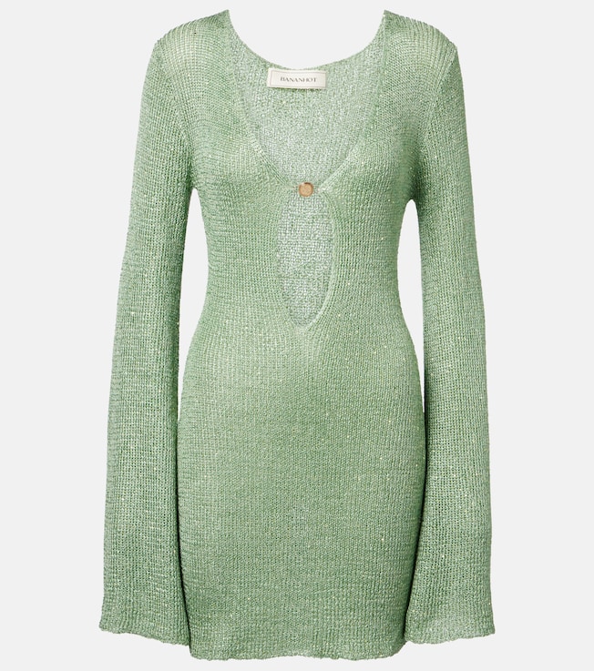 Rey sequined knitted minidress | Bananhot