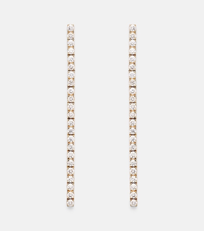 River 18kt gold earrings with diamonds | Sophie Bille Brahe