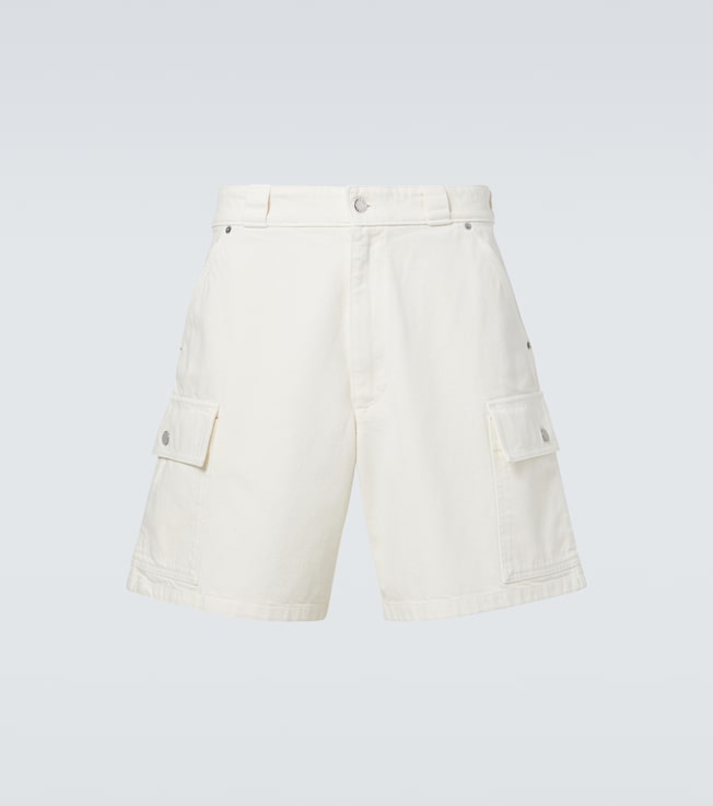 Denim cargo shorts | Prada