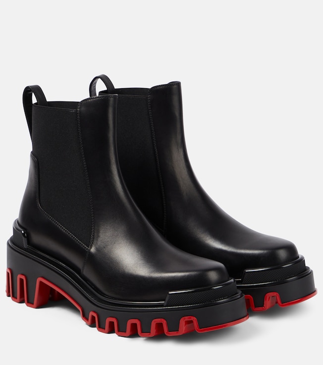 Marchacroche Dune leather ankle boots | Christian Louboutin