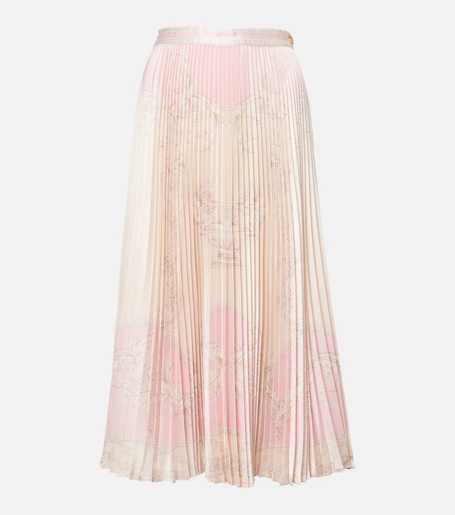La Coupe des Dieux plissé midi skirt | Versace