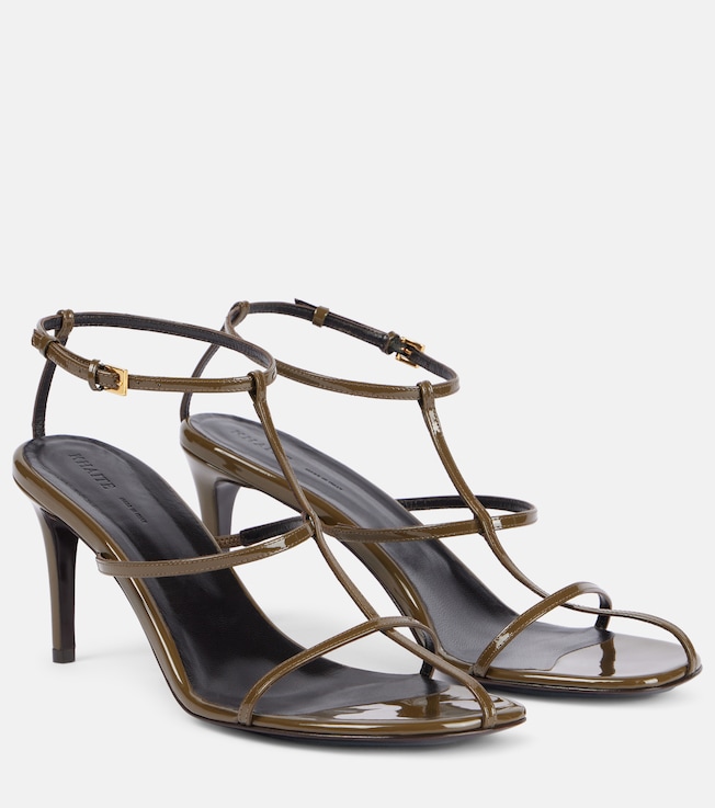 Cage 75 patent leather sandals | Khaite